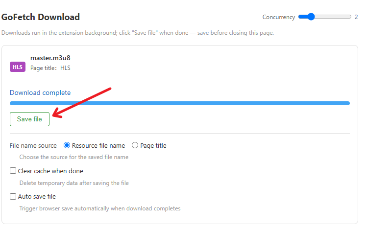 Save the File