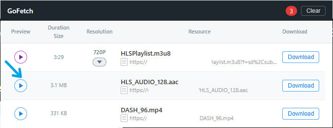 Direct MP4, WebM & MP3 Downloads